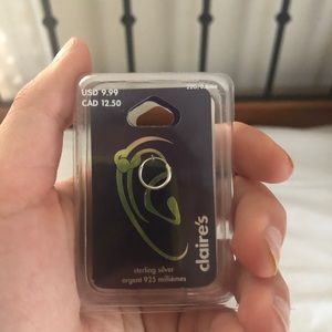 never opened cartilage earrings